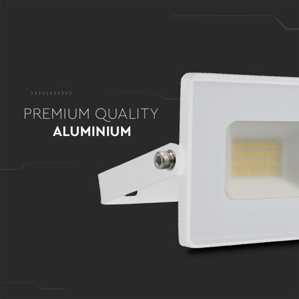 Proiector LED/20W/230V 6500K IP65 alb