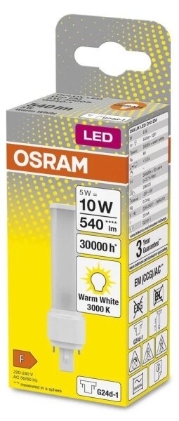 Bec LED Osram G24d-1/5W/230V 3000K