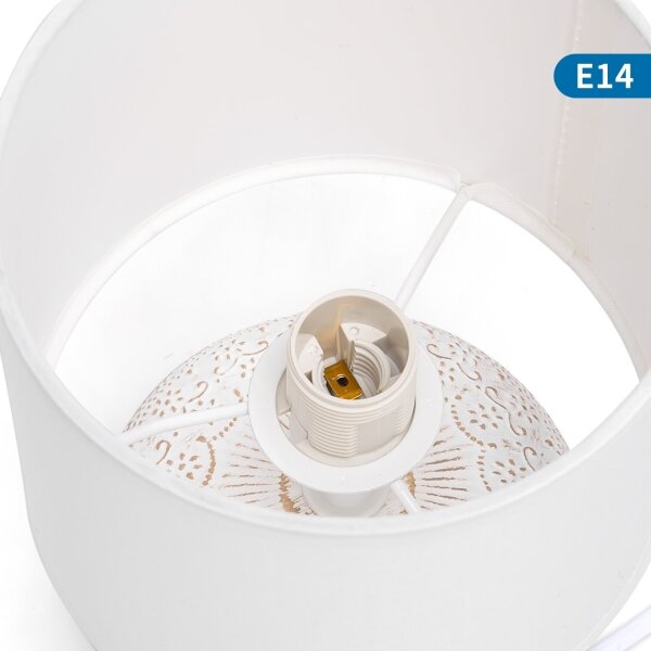 Lampă de masă Aigostar 1xE14/40W/230V