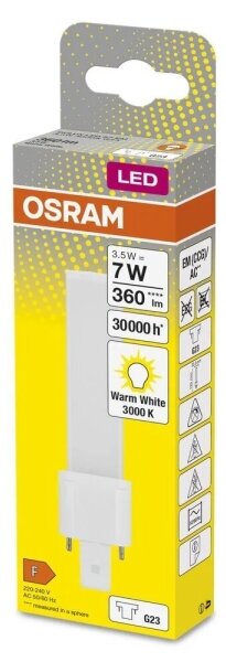 Bec LED Osram G23/3,5W/230V 3000K
