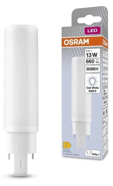 Bec LED Osram G24q-1/6W/230V 4000K