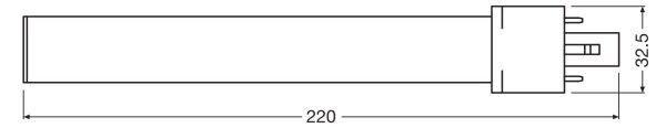 Bec LED Osram G23/6W/230V 3000K