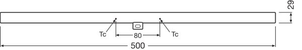Tub LED fluorescent dimabil Osram S14d/4,7W/230V 2700K 50 cm CRI 90