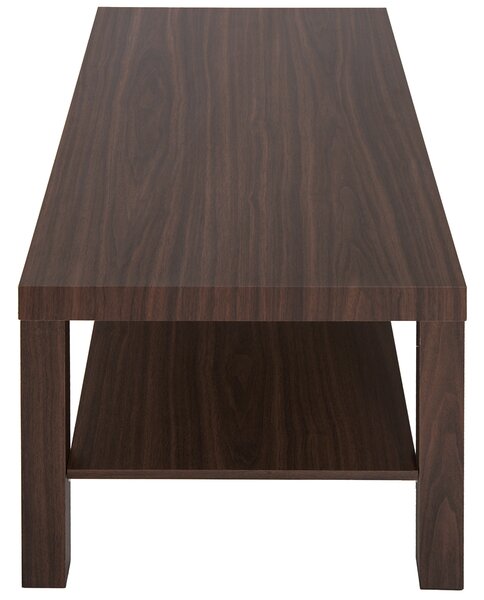 HOMCOM Masă de Cafea din Lemn Stil Castanie, Mobilier Living Modern, 90x45x40.5cm | Aosom Romania