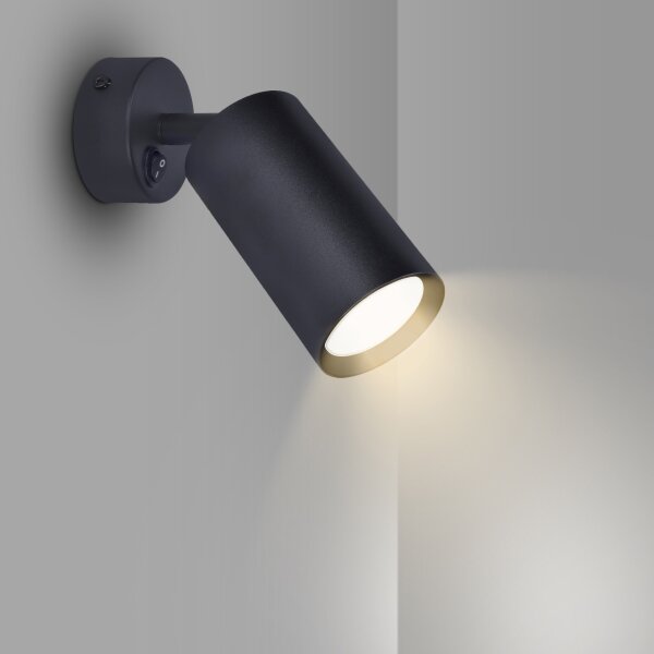 Spot de perete Brilagi SELE 1xGU10/30W/230V negru