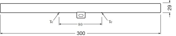 Tub LED fluorescent Osram S14d/3,5W/230V 2700K 30 cm