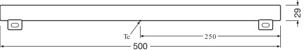 Tub LED fluorescent Osram S14s/6W/230V 2700K 50 cm
