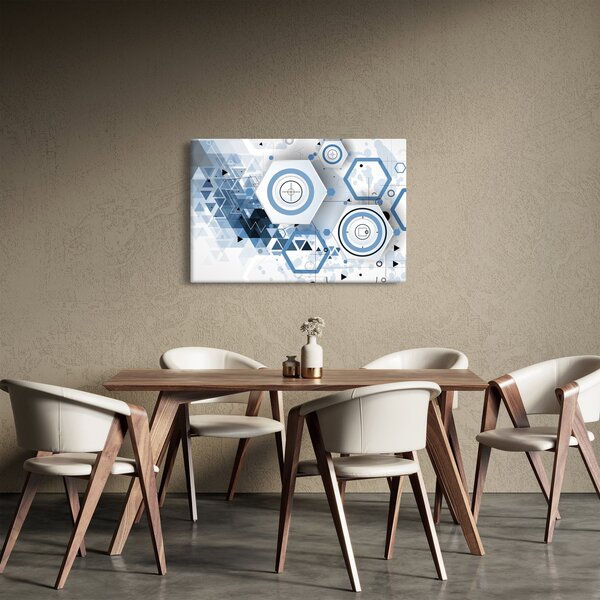 Tablou - Abstract geometric (90x60 cm)