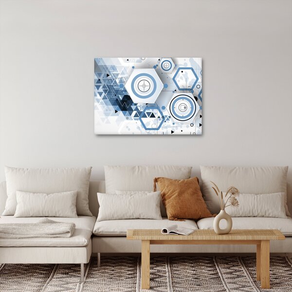 Tablou - Abstract geometric (70x50 cm)