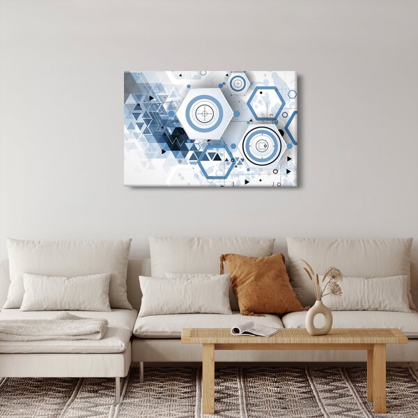 Tablou - Abstract geometric (90x60 cm)