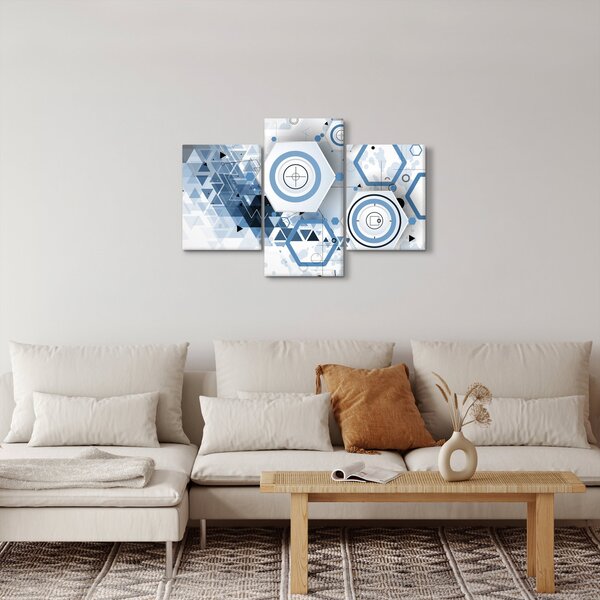 Tablou - Abstract geometric (90x60 cm)