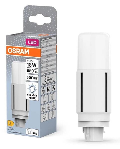 Bec LED Osram G24d/7,5W/230V 4000K