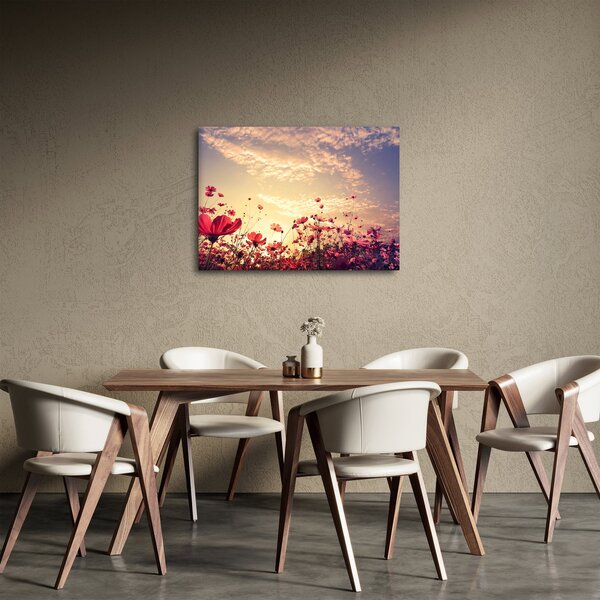 Tablou - Lunca cu flori (70x50 cm)
