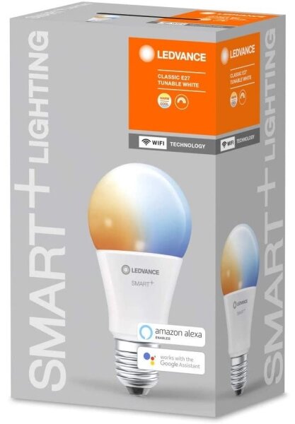 Bec de iluminare cu LED SMART + E27/9.5W/230V 2.700K-6.500K - Ledvance