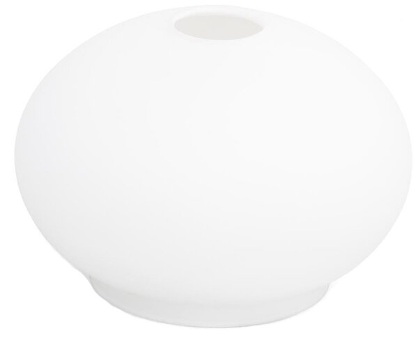 Abajur de rezervă din sticlă pentru lustră E14 d. 15 cm alb