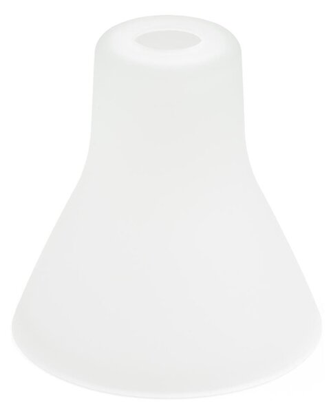 Abajur de rezervă din sticlă pentru lustră E27 d. 20 cm alb