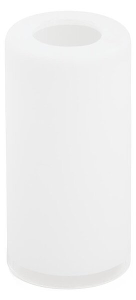 Abajur de rezervă din sticlă pentru lustră E14 d. 5,5 cm alb