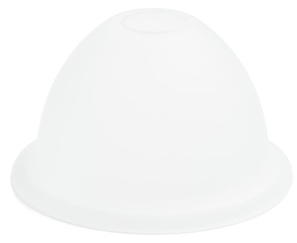Abajur de rezervă din sticlă pentru lustră E27 d. 19 cm alb