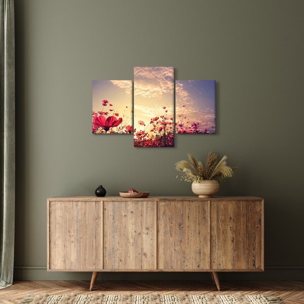 Tablou - Lunca cu flori (90x60 cm)
