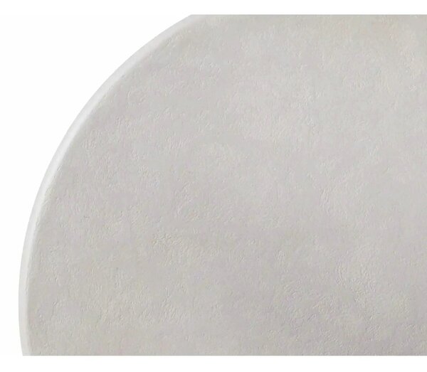 Masuta cafea ROSALIA, gri deschis, microciment, 80x45 cm