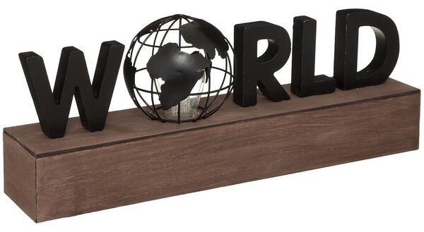 Decorațiune LED Atmosphera WORLD LED/2xAAA