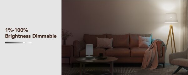 Bec LED RGBWW dimabil Govee Smart E27/9W/230V 2700-6500K Wi-Fi