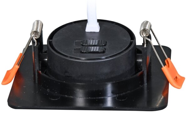 Corp de iluminat LED încastrat Ecolite LED-YL202/7W/CCT/CR KENT LED/3/5/7W/230V negru