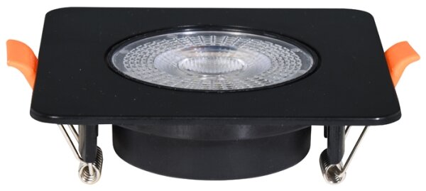 Corp de iluminat LED încastrat Ecolite LED-YL202/7W/CCT/CR KENT LED/3/5/7W/230V negru