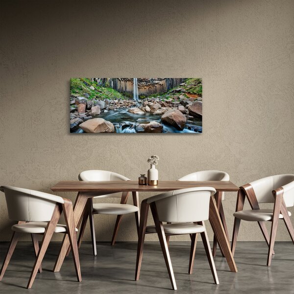 Tablou - Cascada Svartifoss, Islanda (120x50 cm)