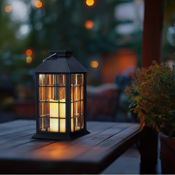 Pendul LED solar LED/0,02W/1,2V 2700K IP44 negru