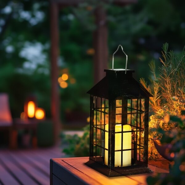 Pendul LED solar LED/0,02W/1,2V 2700K IP44 patină