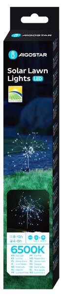 Lampă LED solară decorativă Aigostar LED/0,03W/1,2V 88,5cm 6500K IP44