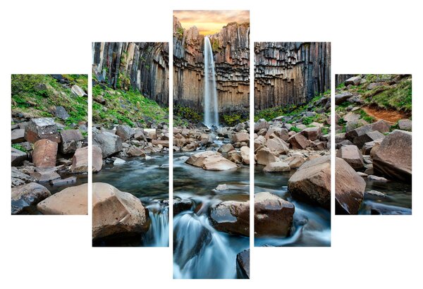 Tablou - Cascada Svartifoss, Islanda (150x105 cm)