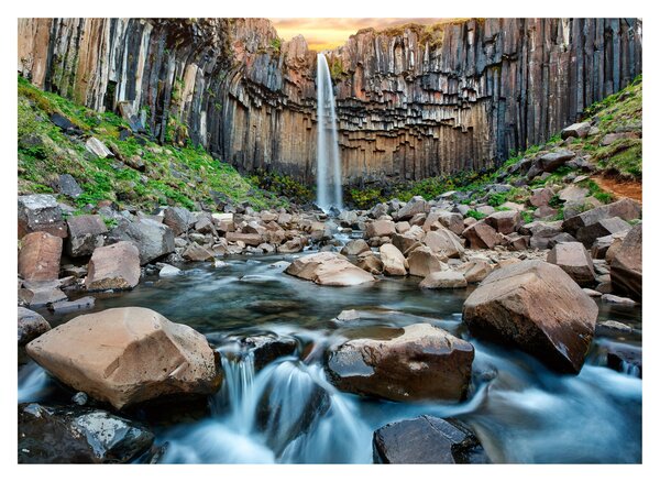 Tablou - Cascada Svartifoss, Islanda (70x50 cm)