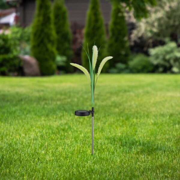 Corp de iluminat LED solar FLORA LED/1,2V 3000K 600 mAh IP44 negru