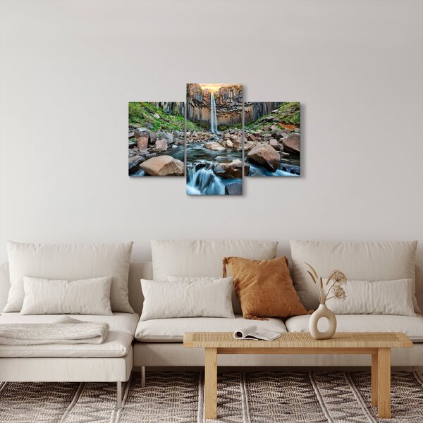 Tablou - Cascada Svartifoss, Islanda (90x60 cm)