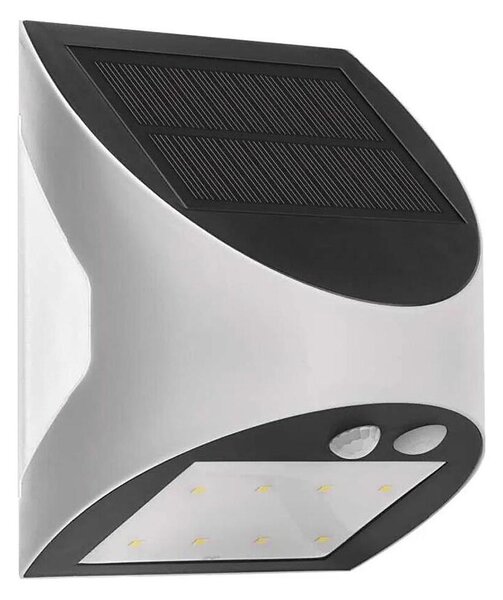 Aplică LED solară cu senzor LUMI LED/3,7W 1200mAh IP54 alb