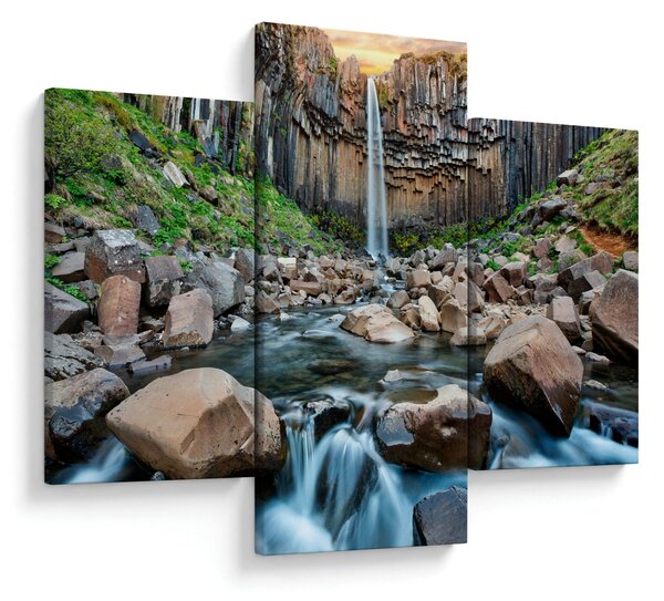 Tablou - Cascada Svartifoss, Islanda (90x60 cm)