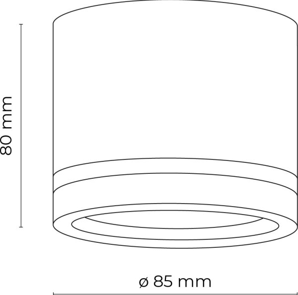 Spot JET 1xGX53/11W/230V negru