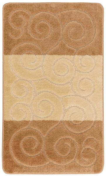 Set 2 covorase baie Sile 2546 L.Brown Dreptunghi, 50 x 80 / 40 x 50