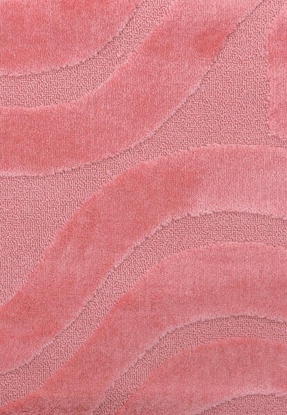 Set 2 Covorase de baie, Antiderapante, Symphony 2580 Roz, 60x100 50x60 cm 60 x 100 / 50 x 60