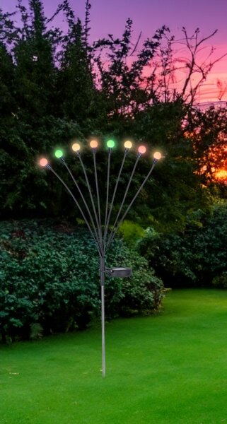 Corp de iluminat LED RGB solar Globo 336090-8RGB SOLAR 8xLED/0,06W/3,2V IP44