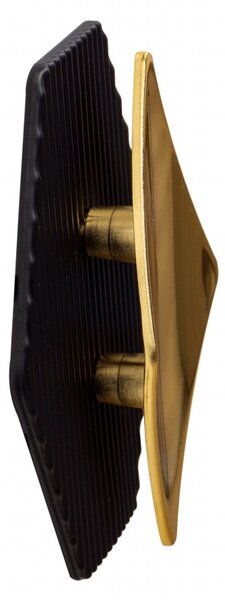 Maner cu sild model HELIOS, 32 mm, finisaj auriu/negru mat