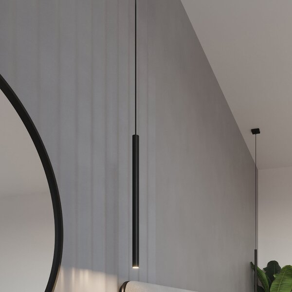 Sollux Lighting Pastelo lampă suspendată 1x40 W negru SL.0469