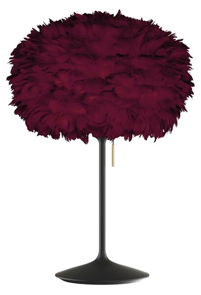 UMAGE Eos Medium lampă de masă roșu/negru, Roșu, Camera de zi / sufragerie, Design