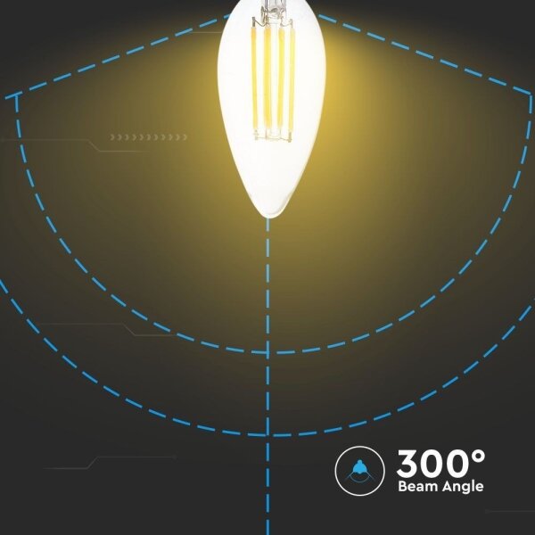Bec LED FILAMENT E14/4W/230V 3000K
