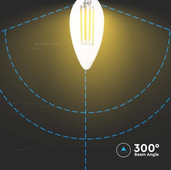 Bec LED FILAMENT E14/4W/230V 4000K