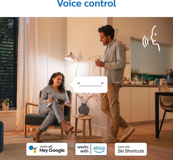 SET 2x bec LED dimabil Philips A60 E27/8W/230V Wi-Fi