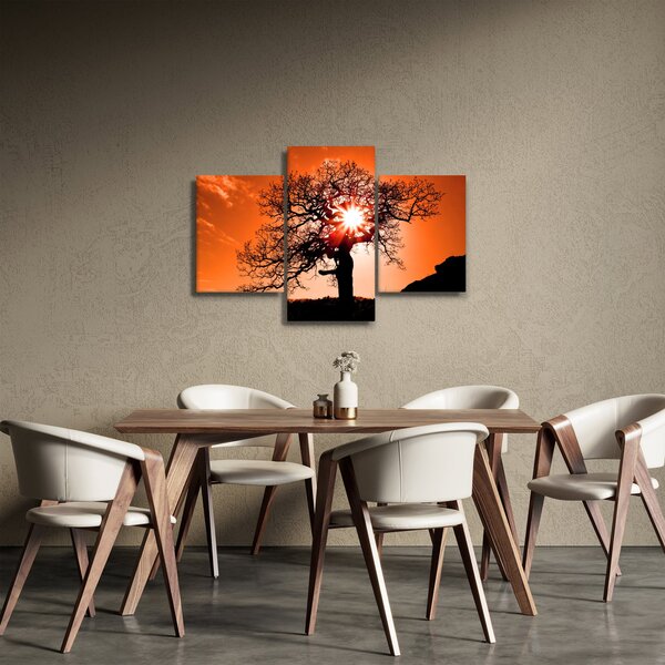 Tablou - Fag la apus de soare (90x60 cm)