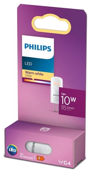 Bec LED Philips G4/1W/12V 2700K